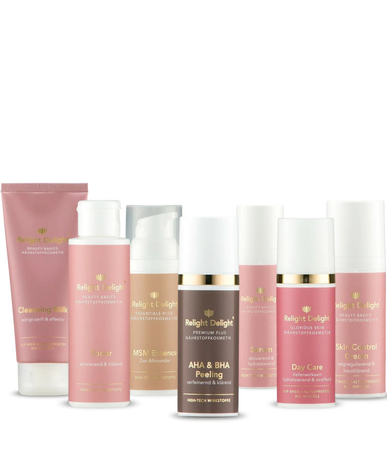 Relight Delight Pflegeset - Clear Skin System - Plus